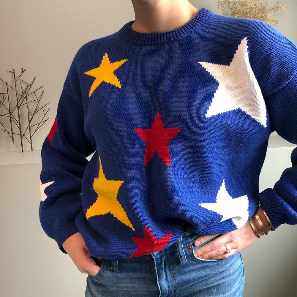 Vintage Essential Elements Crew Neck Sweater L - image 6